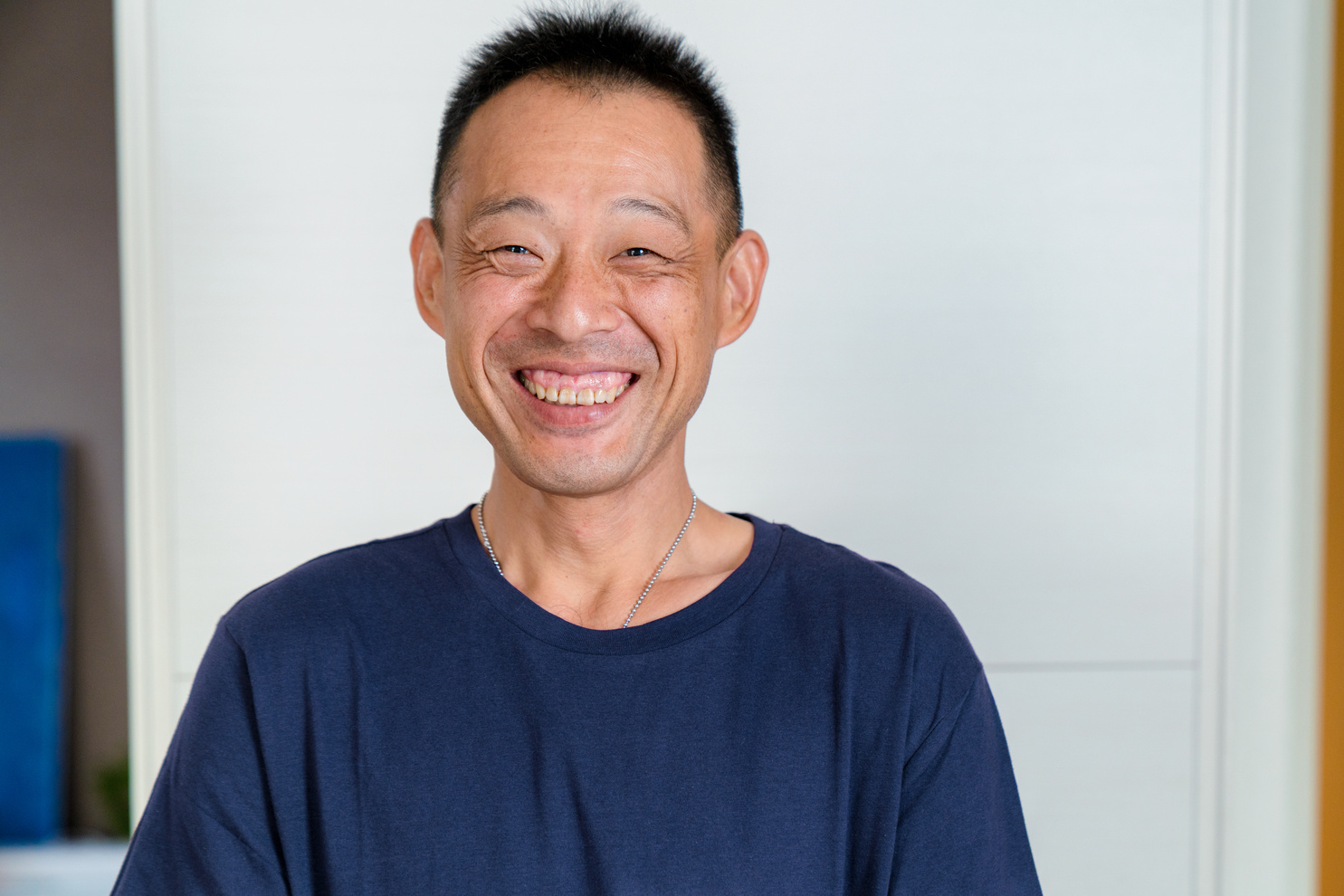 Portrait of a smiling Japanese man